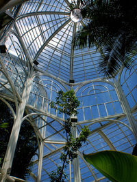 Low angle view of skylight