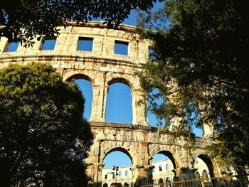 Low angle view of old building