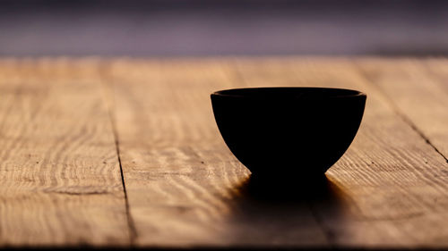 Close-up of coffee on table