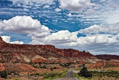 Panoramic view of landscape against sky