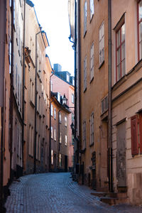 Low angle view of residential buildings