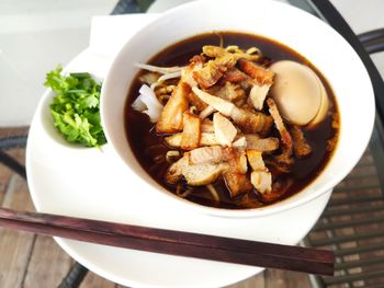 Close-up of food in bowl