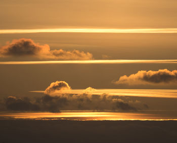 Scenic view of sky during sunset