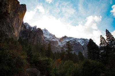 Panoramic view of landscape and mountains against sky