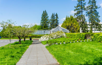 A view of the no longer used conservatory at the washington state capitol.