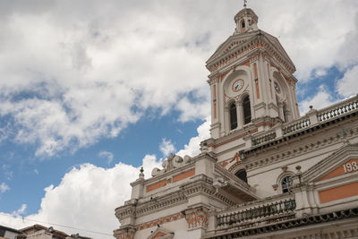 Low angle view of building against sky