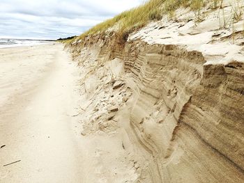 Sand dune at beach