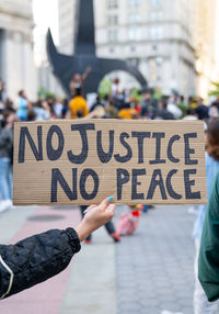 George floyd remembrance march photographed on may 25th, 2021 new york city, ny foley square