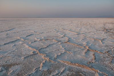 Aerial view of desert