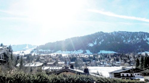 View of cityscape against sky