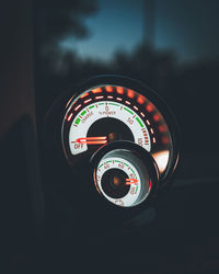 Close-up of vintage car