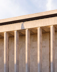 Low angle view of building columns