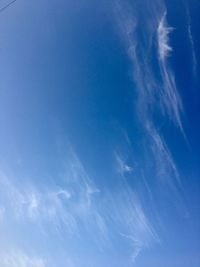 Low angle view of clouds in sky