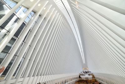 Low angle view of modern ceiling