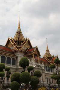 View of temple building against sky