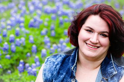 Portrait of a smiling young woman