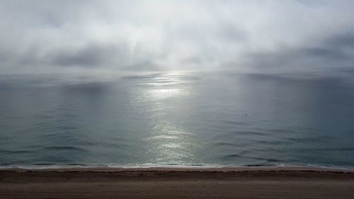 Close-up of sea against sky