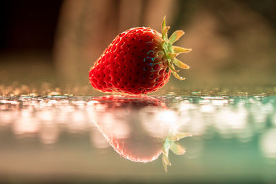 Close-up of strawberry