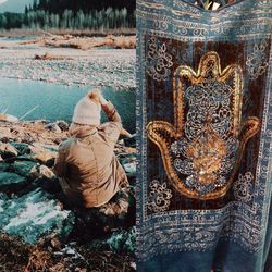 Close up of carvings