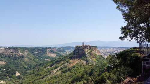 Scenic view of mountain against sky