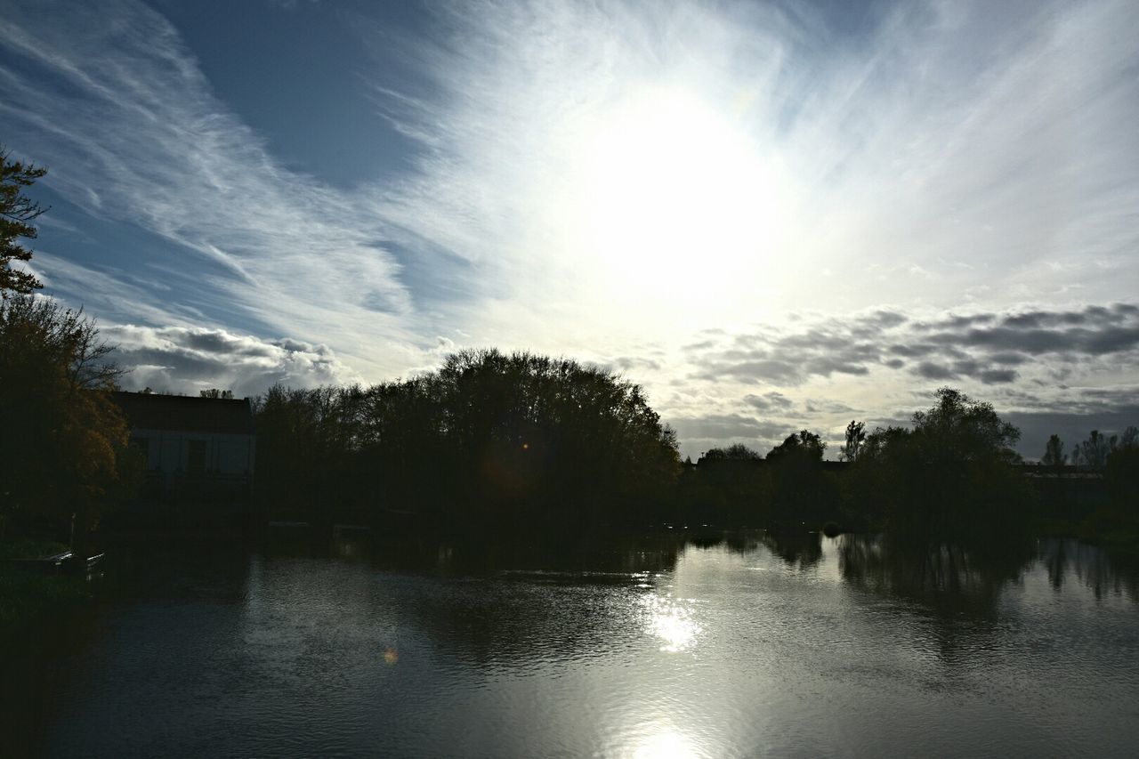 SCENIC VIEW OF WATER AGAINST SKY