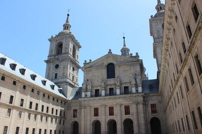 Low angle view of cathedral against sky in city