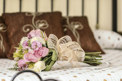 Close-up of rose bouquet