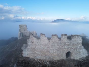 Old ruins against sky