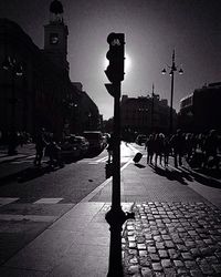 City street with buildings in background