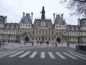 Buildings in front of building