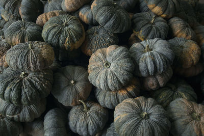 Full frame shot of pumpkins