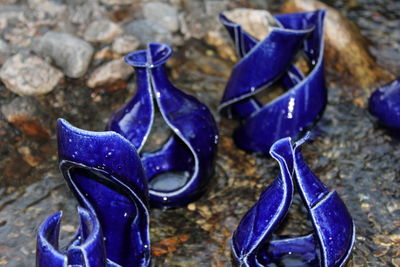 Close-up of shoes on ground