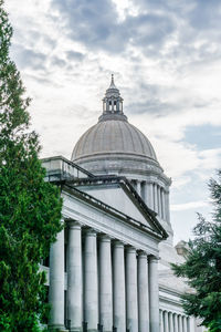 Low angle view of building against sky