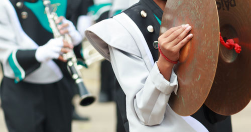 Close-up of man standing outdoors