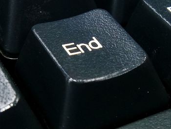 Close-up of computer keyboard