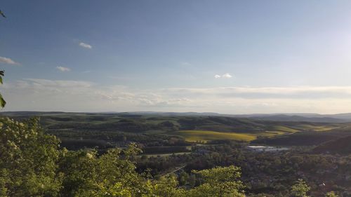 Scenic view of landscape against sky