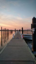 Pier over sea