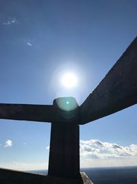 Low angle view of built structure against sky