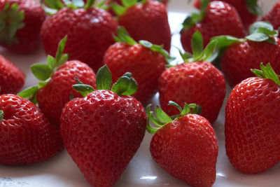 Close-up of strawberries