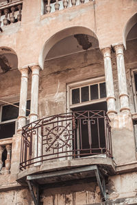 Low angle view of historical building