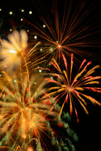 Low angle view of firework exploding in sky