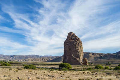 Rock formations near gualjaina, chubut, argentina