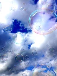 Bubbles in water