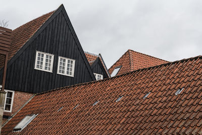 Low angle view of building against sky