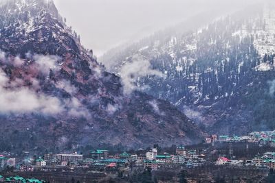 Panoramic view of buildings in city