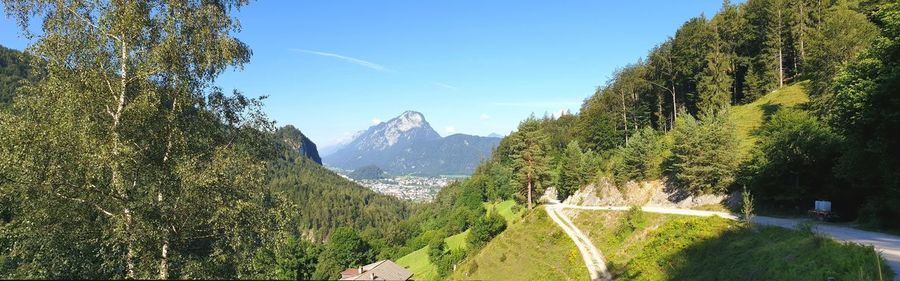 Panoramic view of landscape against sky