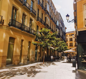 Street amidst buildings in city