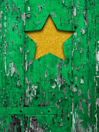 Full frame shot of weathered wooden door