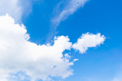 Low angle view of clouds in sky