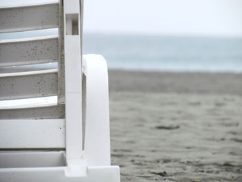 Close-up of sea against sky